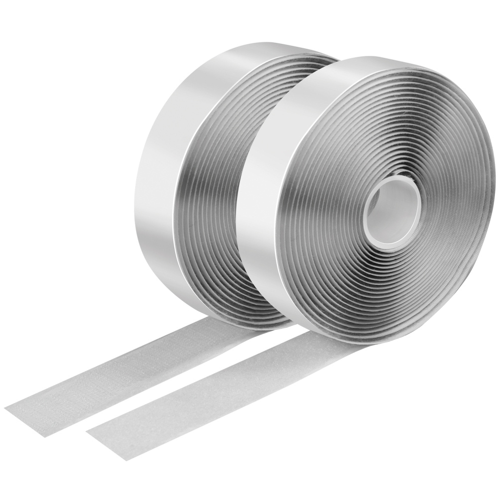 LogiLink samoprzylepna taśma na rzep 25 mm x 5 m, biała