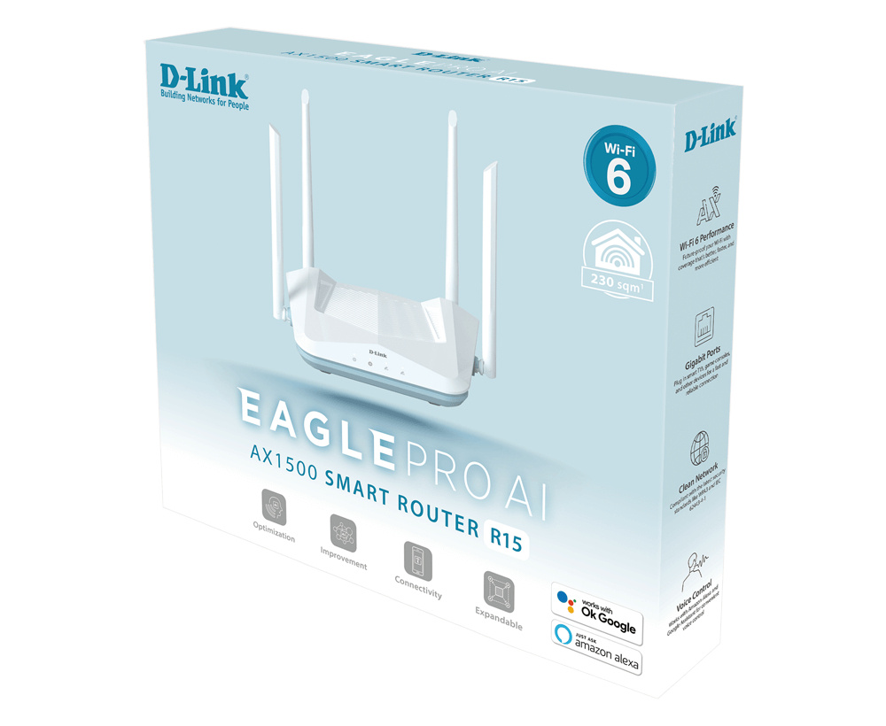 D-Link R15 AX1500, inteligentny router