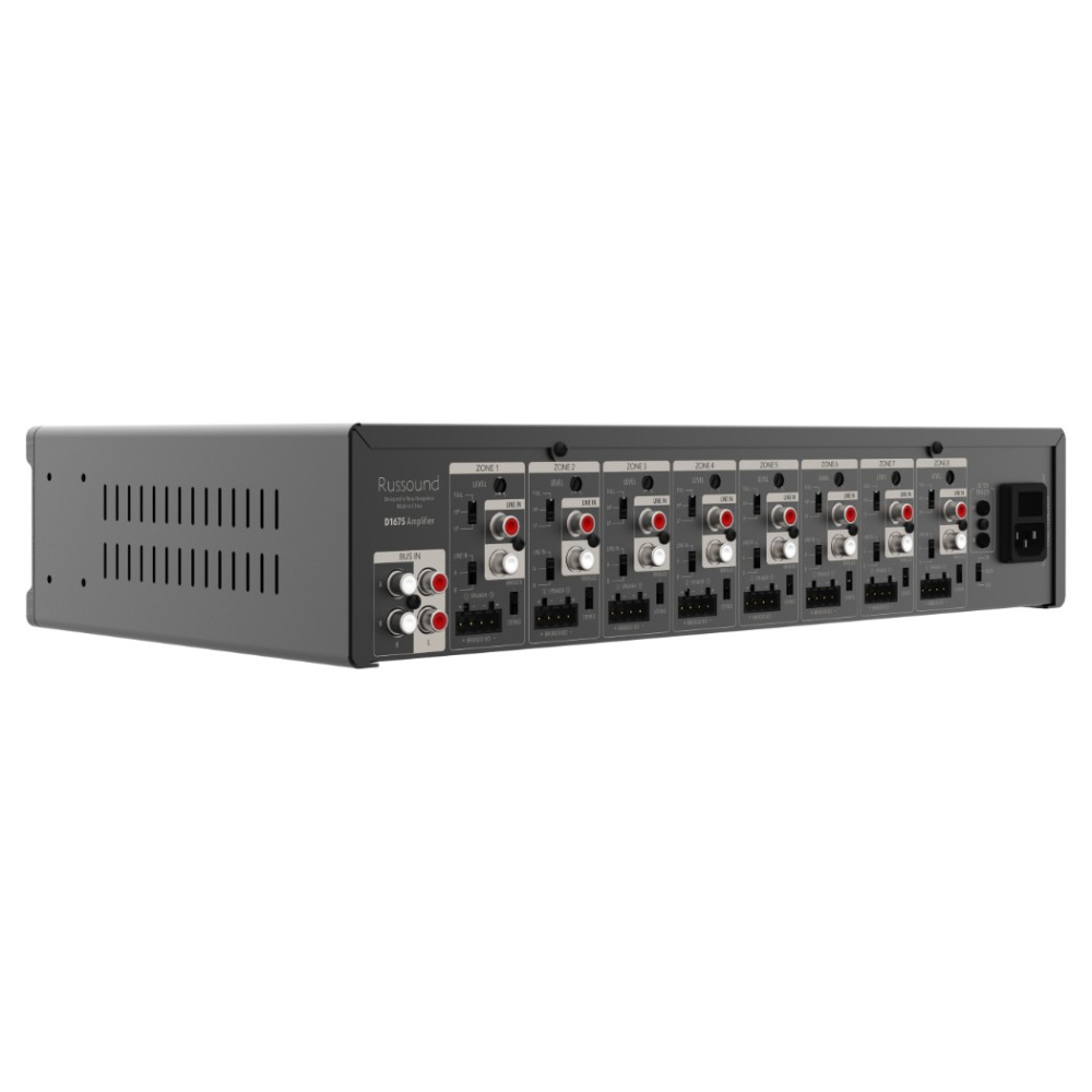 Russound D1675, wzmacniacz multiroom z 16 kanałami