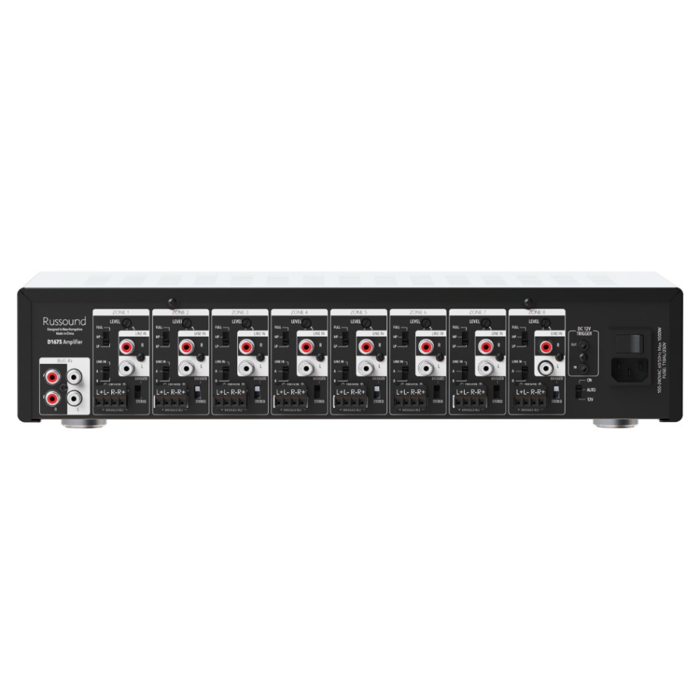 Russound D1675, wzmacniacz multiroom z 16 kanałami