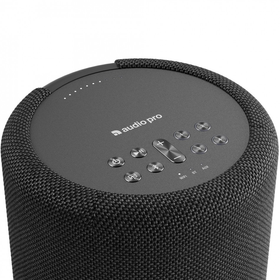 Audio Pro A10 MKII W, kompaktowy głośnik multiroom z WiFi, czarny sztuka