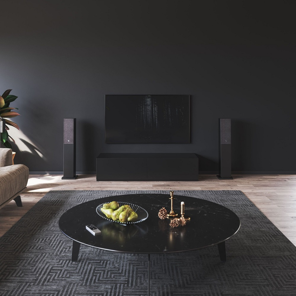 Audio Pro A36 kolumny podłogowe z Wifi i Bluetooth, czarna para
