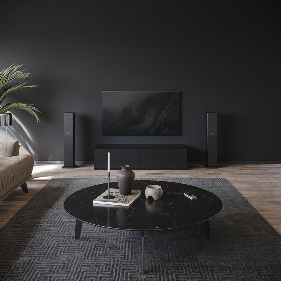 Audio Pro A38 W aktywne kolumny podłogowe z Wi-Fi, czarny
