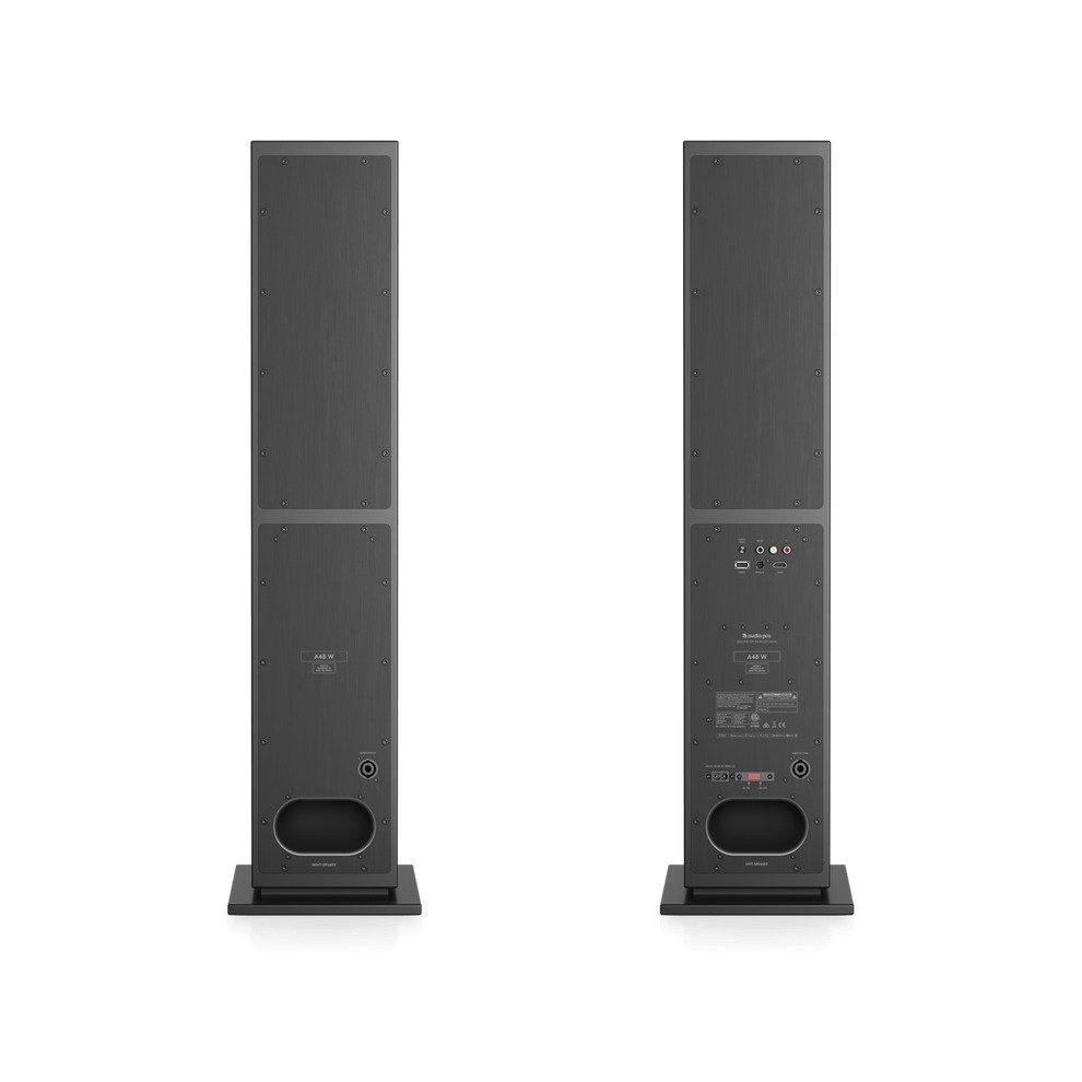 Audio Pro A48 W aktywne głośniki z HDMI, czarna para