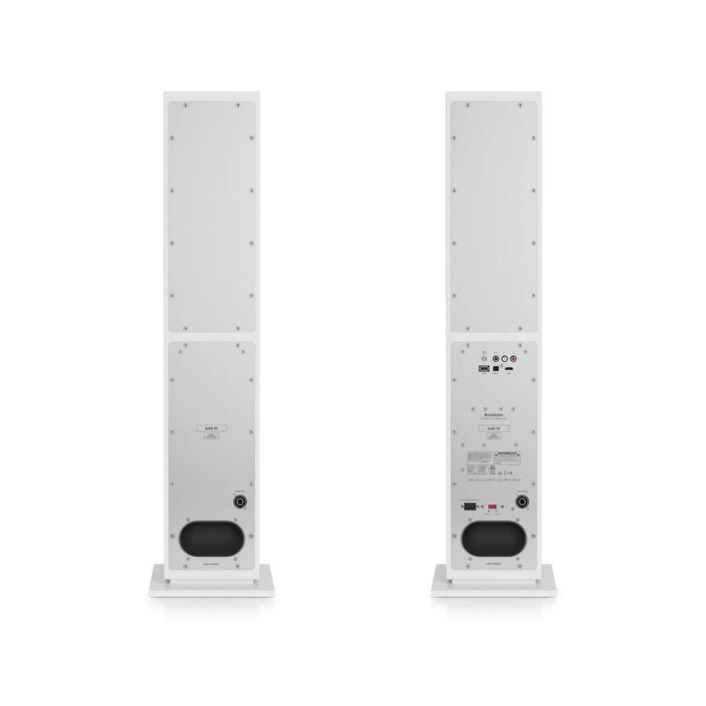 Audio Pro A48 W aktywne głośniki z HDMI, biała para