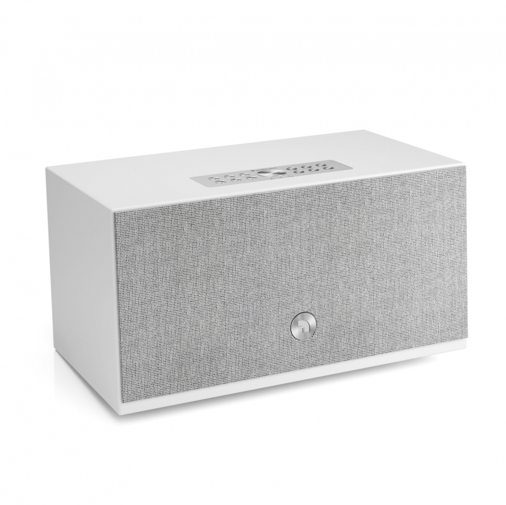 Audio Pro C10 MkII w białym kolorze, stylowy głośnik wifi