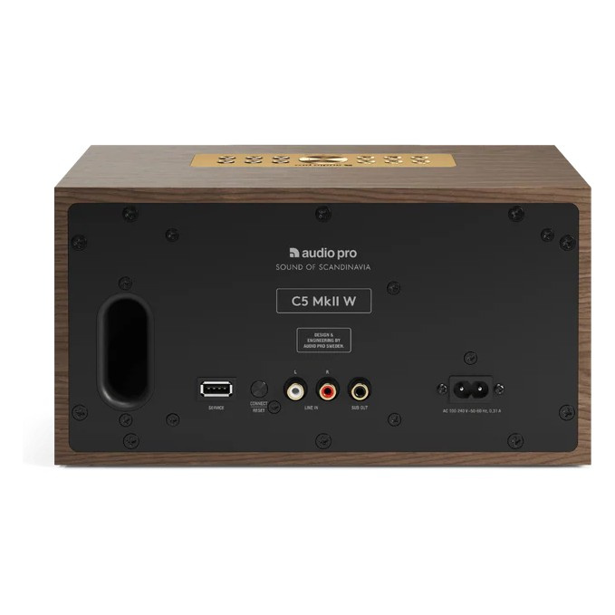 Audio Pro C5 MKII W, głośnik WiFi, orzech