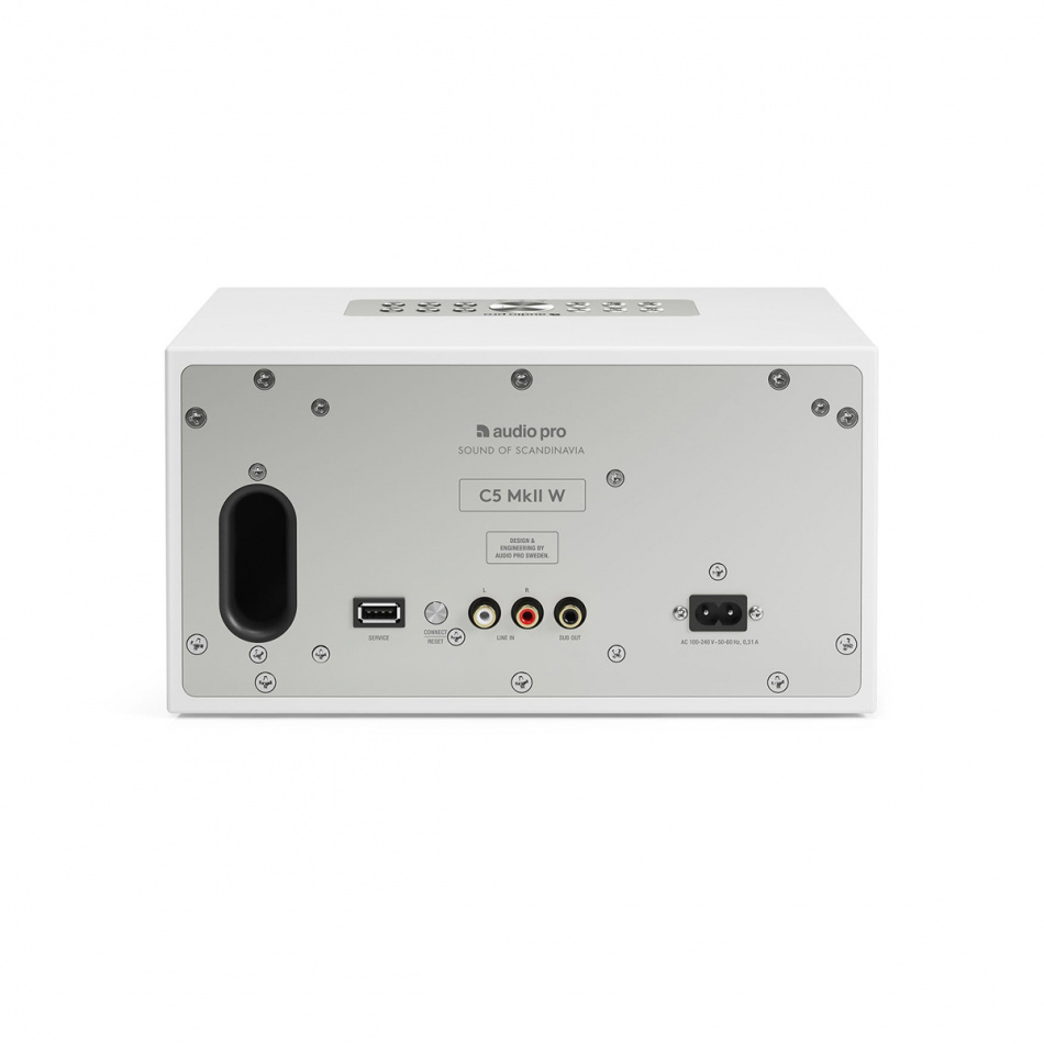Audio Pro C5 MKII W, głośnik Wifi, biały