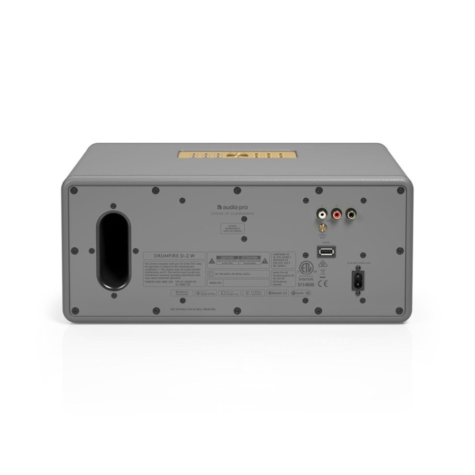 Audio Pro Drumfire D-2 W głośnik z Chromecast i AirPlay 2, szary