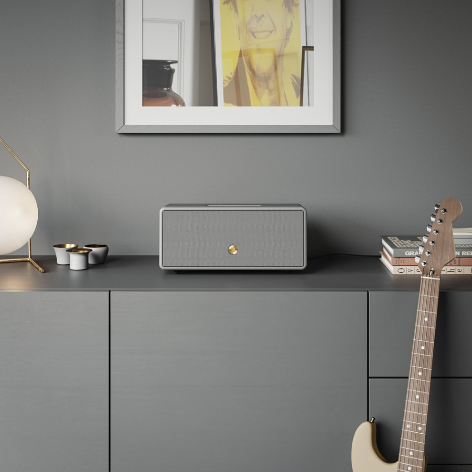 Audio Pro Drumfire D-2 W głośnik z Chromecast i AirPlay 2, szary