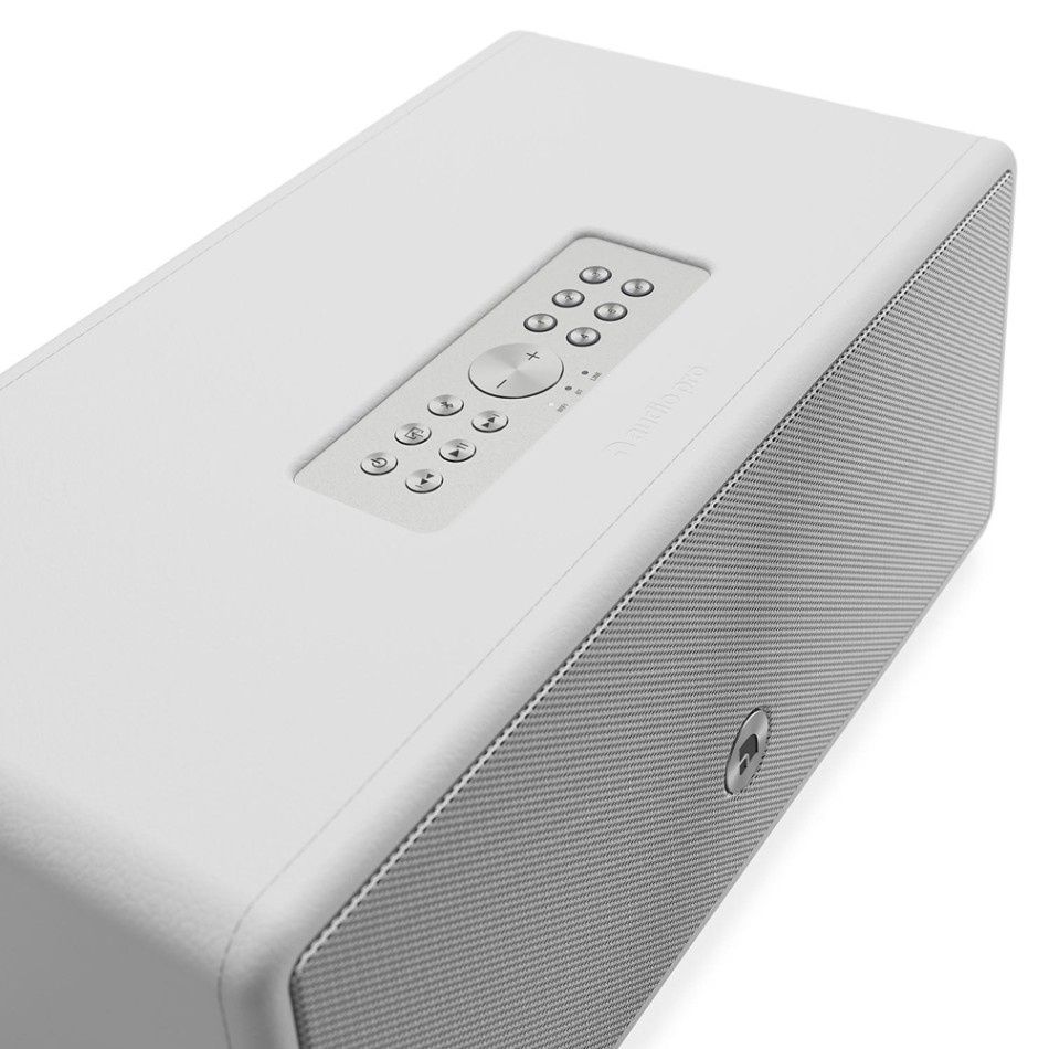 Audio Pro Drumfire D-2 W głośnik z Chromecast i AirPlay 2, biały