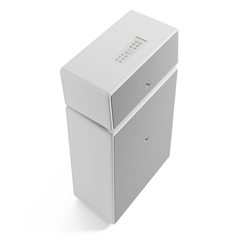 Audio Pro Drumfire II W głośnik Wi-Fi z Google Cast i AirPlay 2, biały