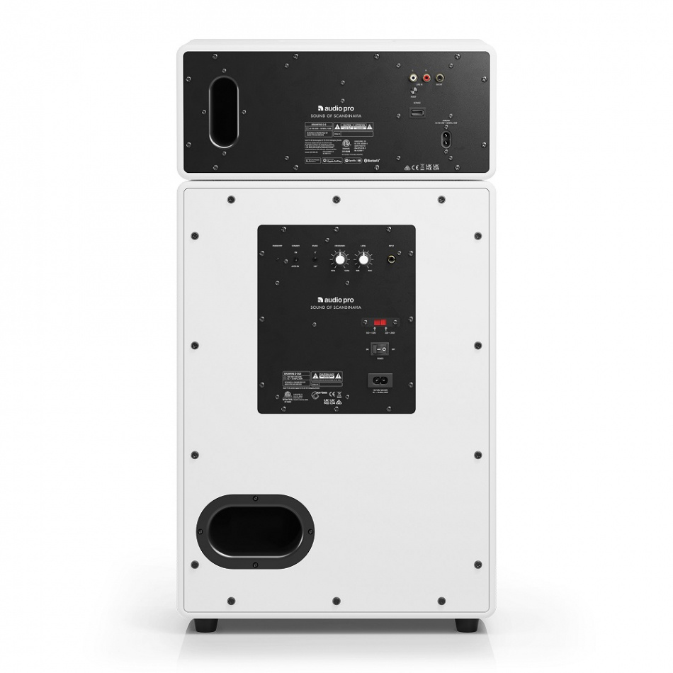 Audio Pro Drumfire II głośnik wifi z Google Cast i AirPlay 2, biały