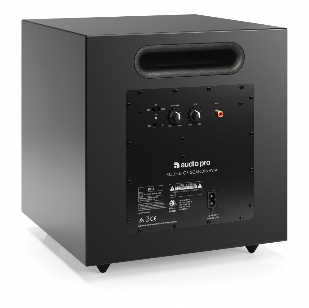 Audio Pro SW-5 aktywny subwoofer, czarny