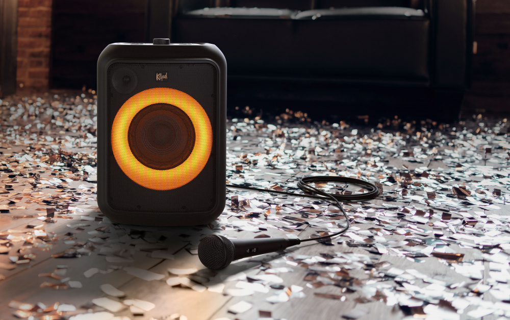 Klipsch Gig XL, przenośny głośnik imprezowy z mikrofonem i Bluetooth