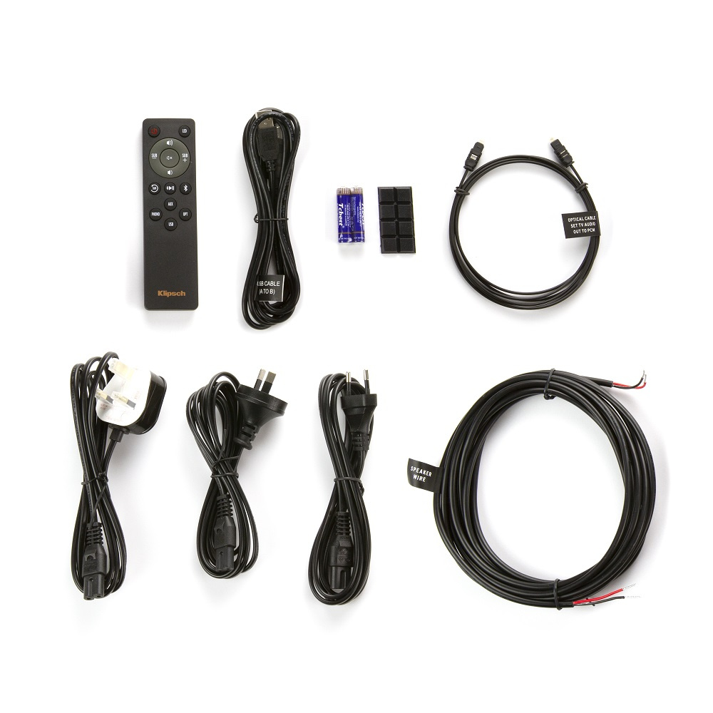 Klipsch R-41PM aktywny głośnik z Bluetooth, czarny para