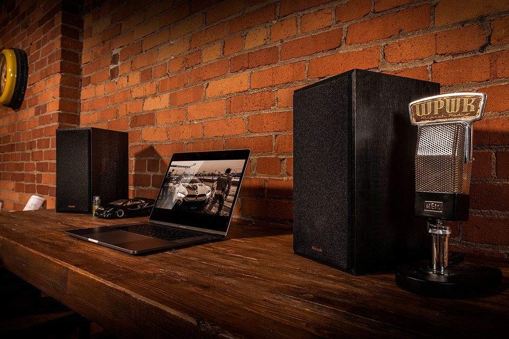 Klipsch R-41PM aktywny głośnik z Bluetooth, czarny para