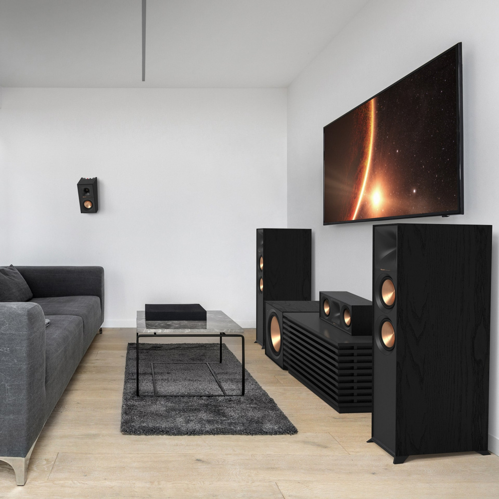 Klipsch R-605FA głośnik podłogowy z Dolby Atmos, czarny para