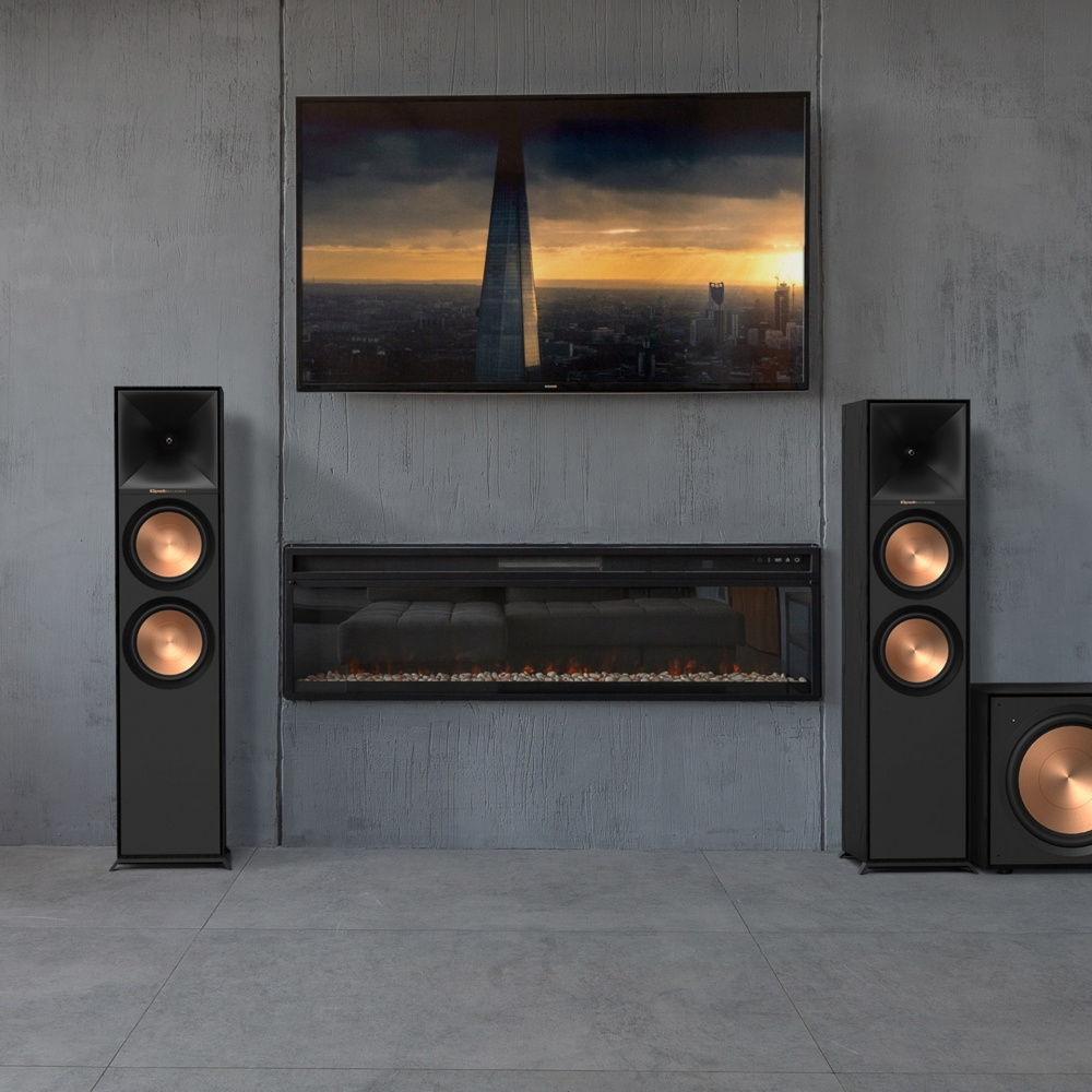 Klipsch R-800F głośnik podłogowy, czarny para