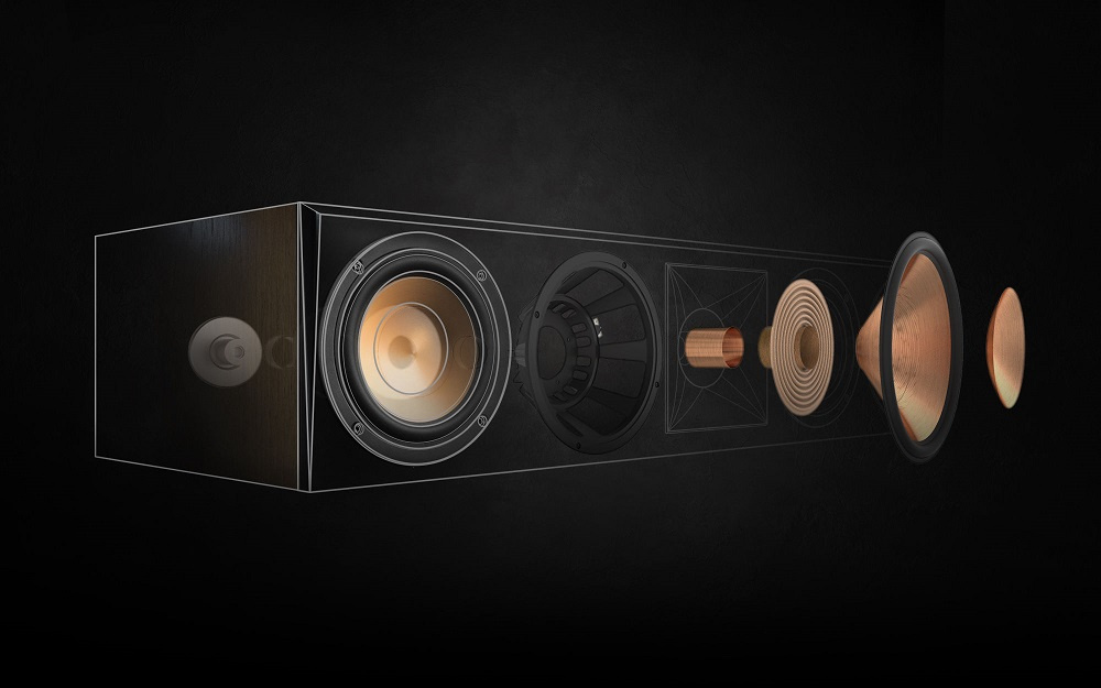 Klipsch RC-64 III centralny z prawdziwym fornirem drewnianym, orzech