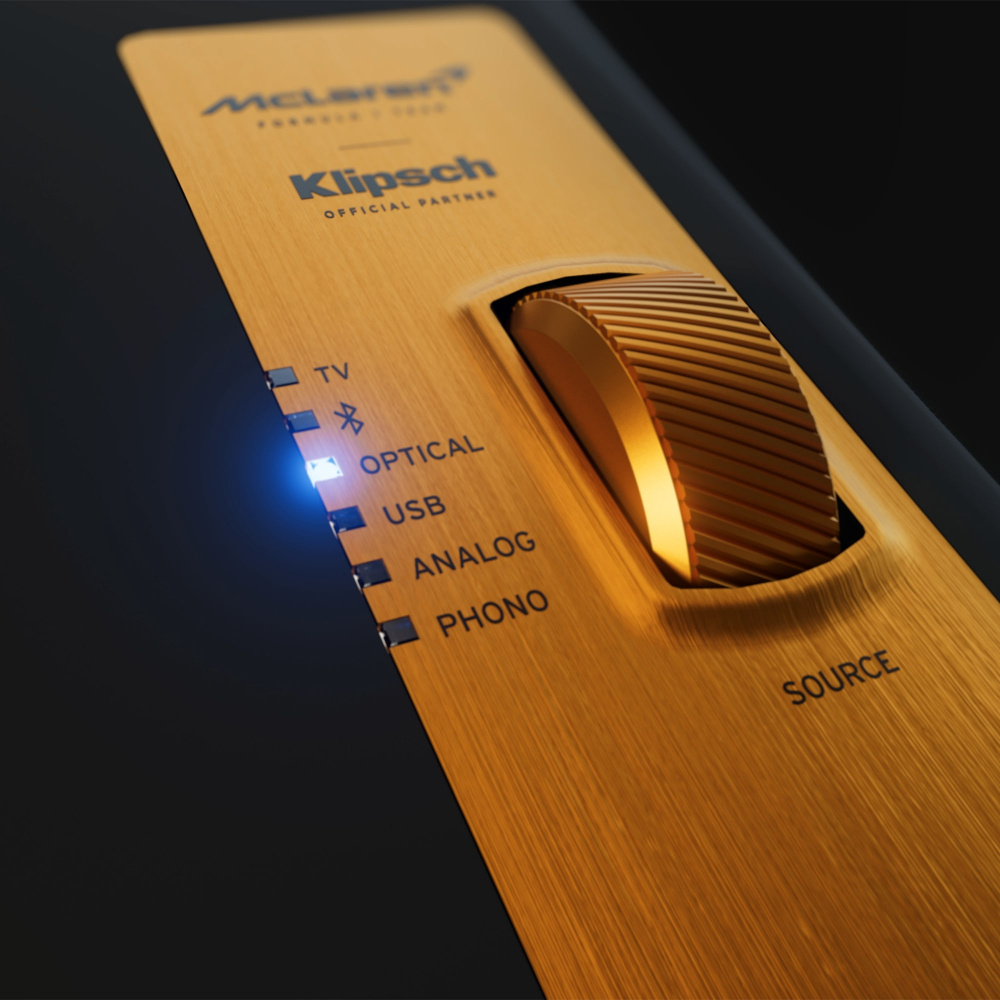Klipsch The Fives McLaren Edition aktywne głośniki z HDMI, czarny