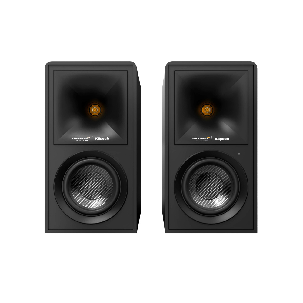 Klipsch The Fives McLaren Edition aktywne głośniki z HDMI, czarny