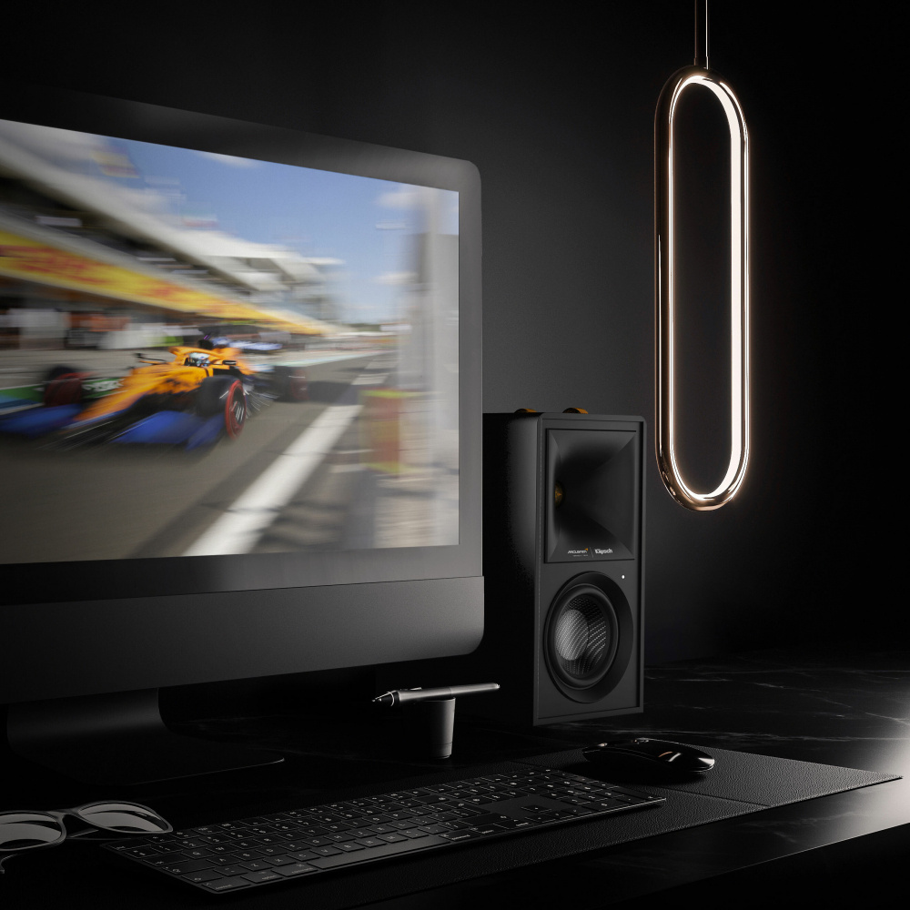 Klipsch The Fives McLaren Edition aktywne głośniki z HDMI, czarny