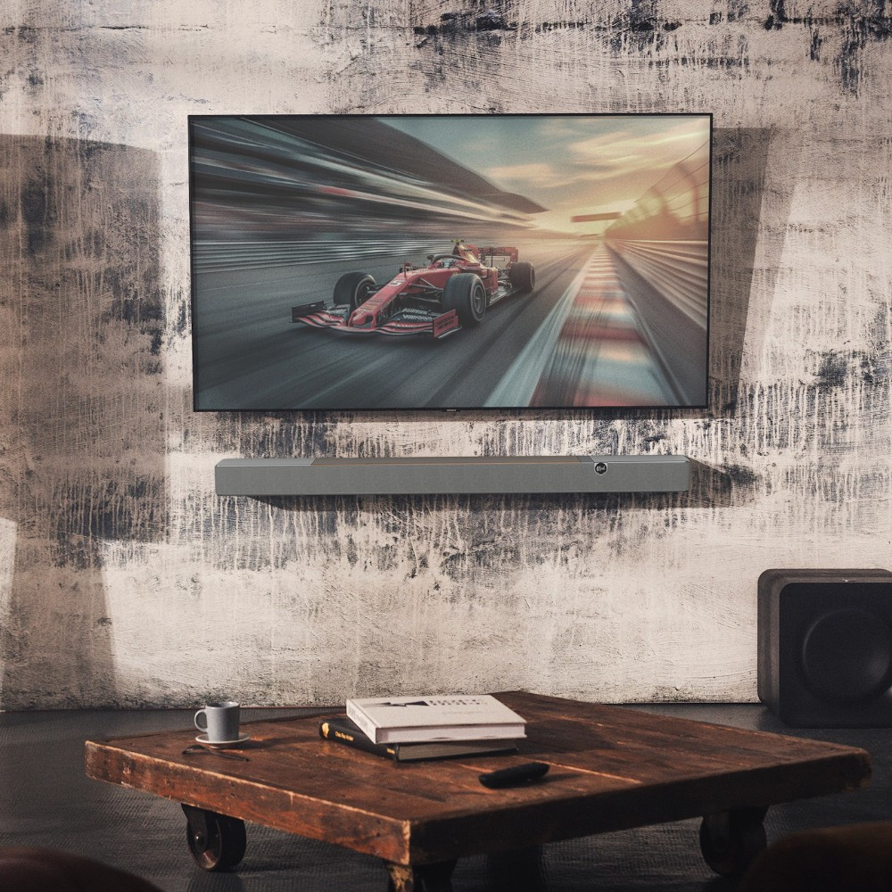 Klipsch Flexus Core 200, soundbar z Dolby Atmos, orzech