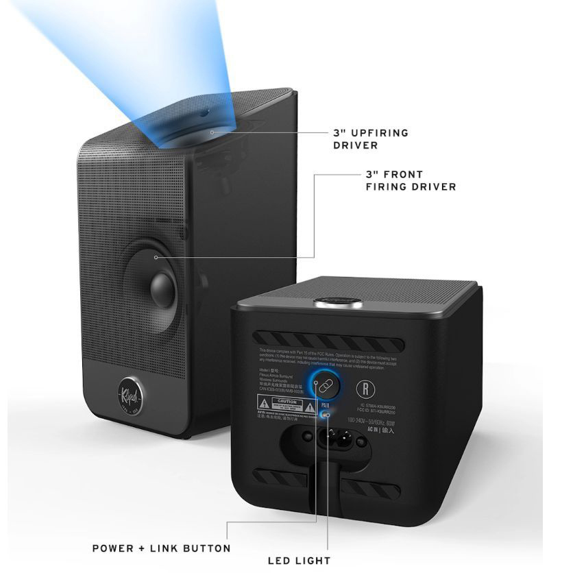 Klipsch Flexus Surr 200, bezprzewodowe głośniki surround do Core 200/300