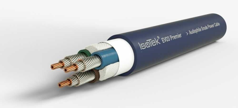 Isotek Premier, nieuziemiony kabel zasilający z wtykiem C7 1.5 metra