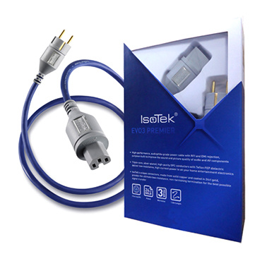 Isotek Premier, uziemiony kabel zasilający z wtykiem C15 1.5 metra