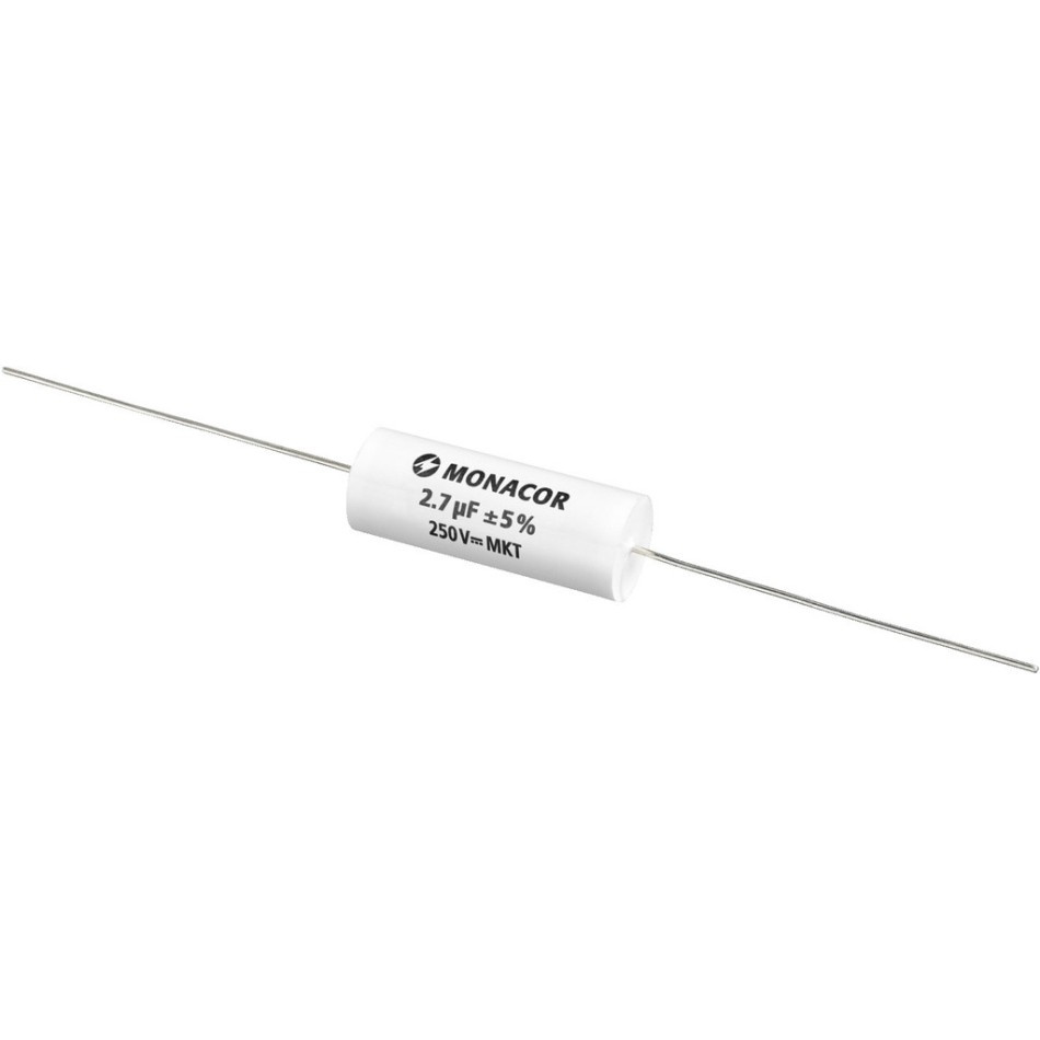 Monacor MKTA-27 kondensator foliowy MKT, 2.7 µF, 250 V