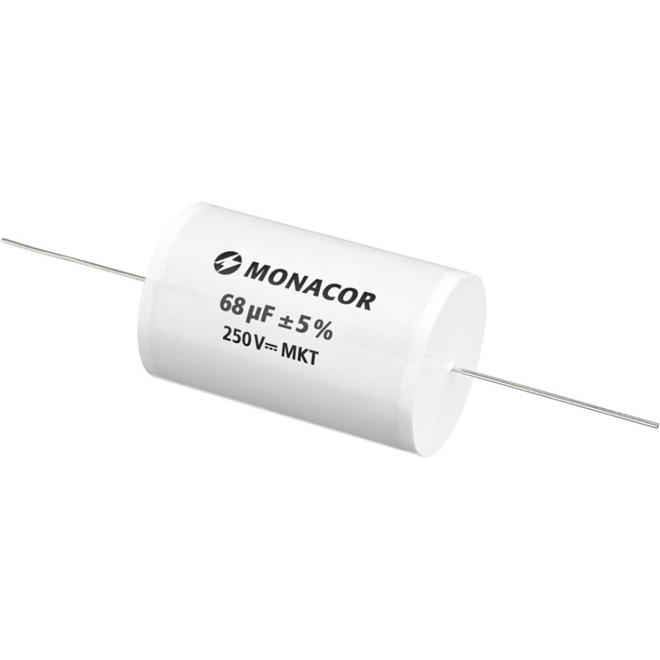 Monacor MKTA-680 kondensator foliowy MKT, 68 µF, 250 V