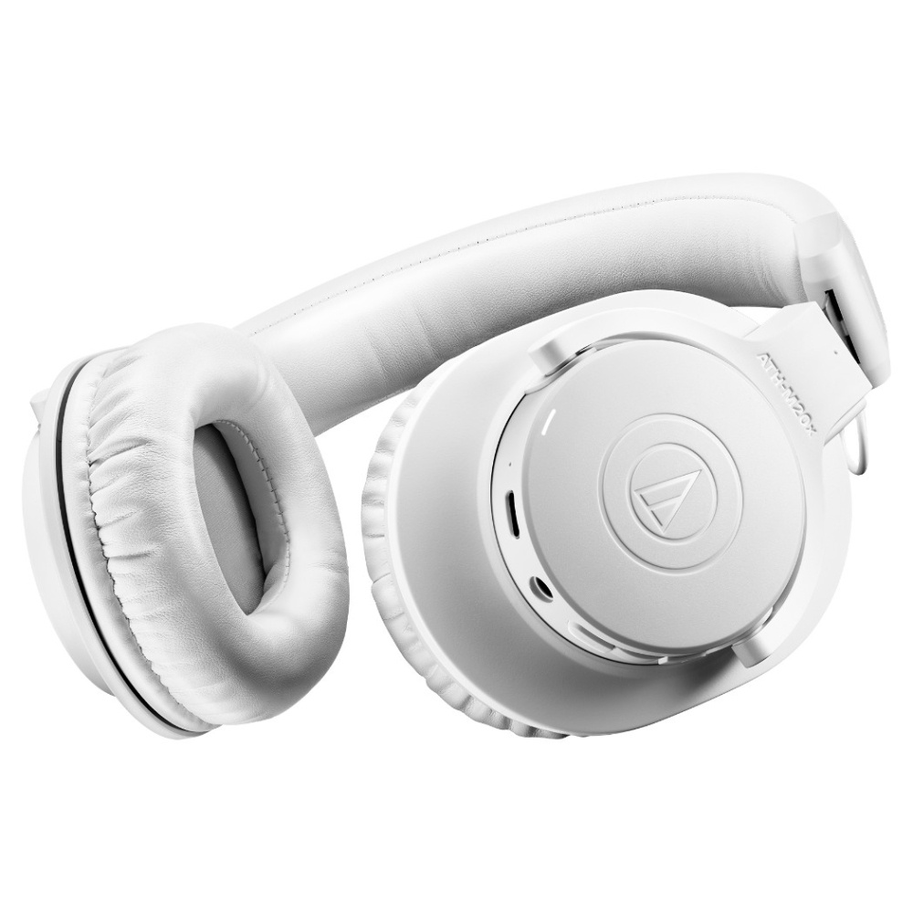 Audio Technica ATH-M20xBT, bezprzewodowe słuchawki nauszne over-ear, białe