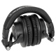 Audio Technica ATH-M50xBT2, bezprzewodowe słuchawki nauszne over-ear, czarne Audio Technica ATH-M50xBT2, bezprzewodowe słuchawki nauszne over-ear, czarne