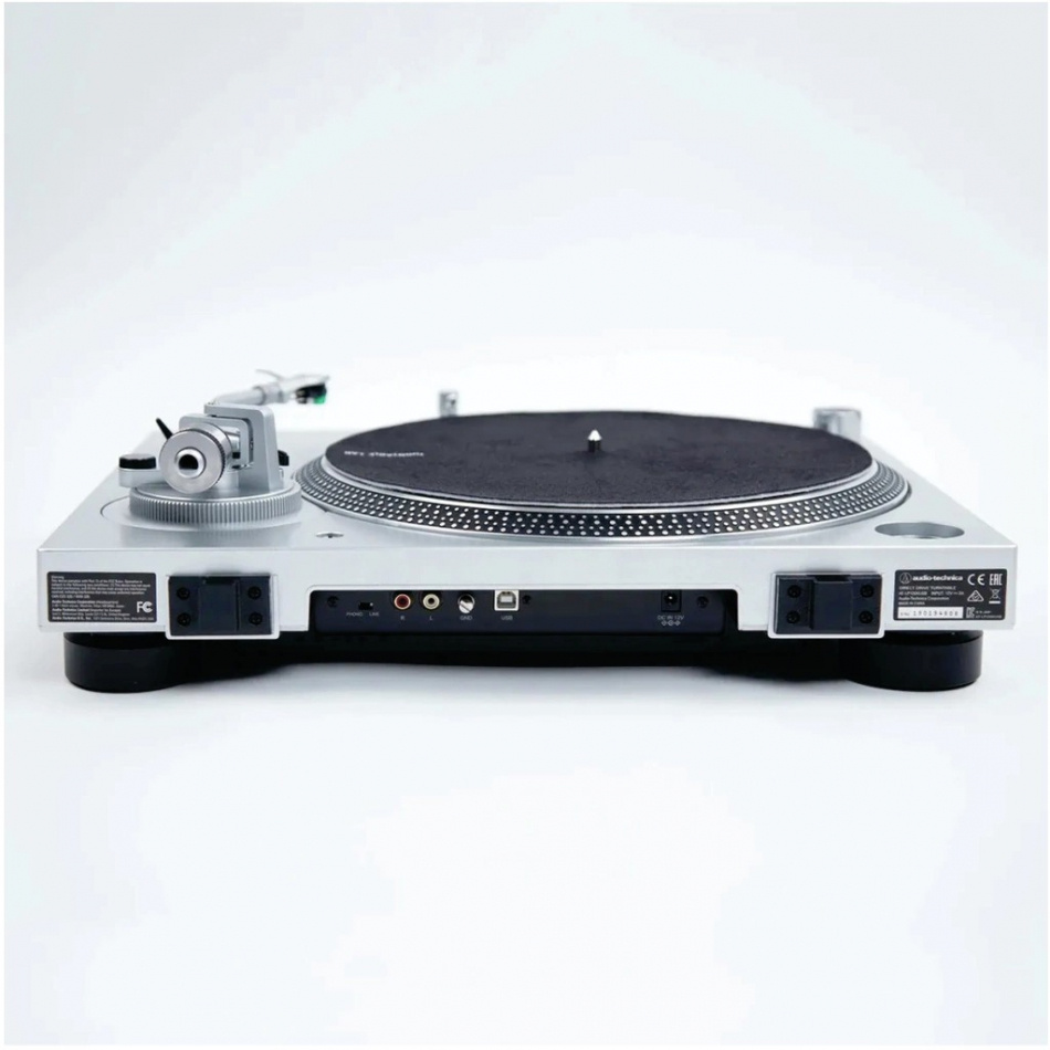 Audio Technica AT-LP120XUSB gramofon, srebrny