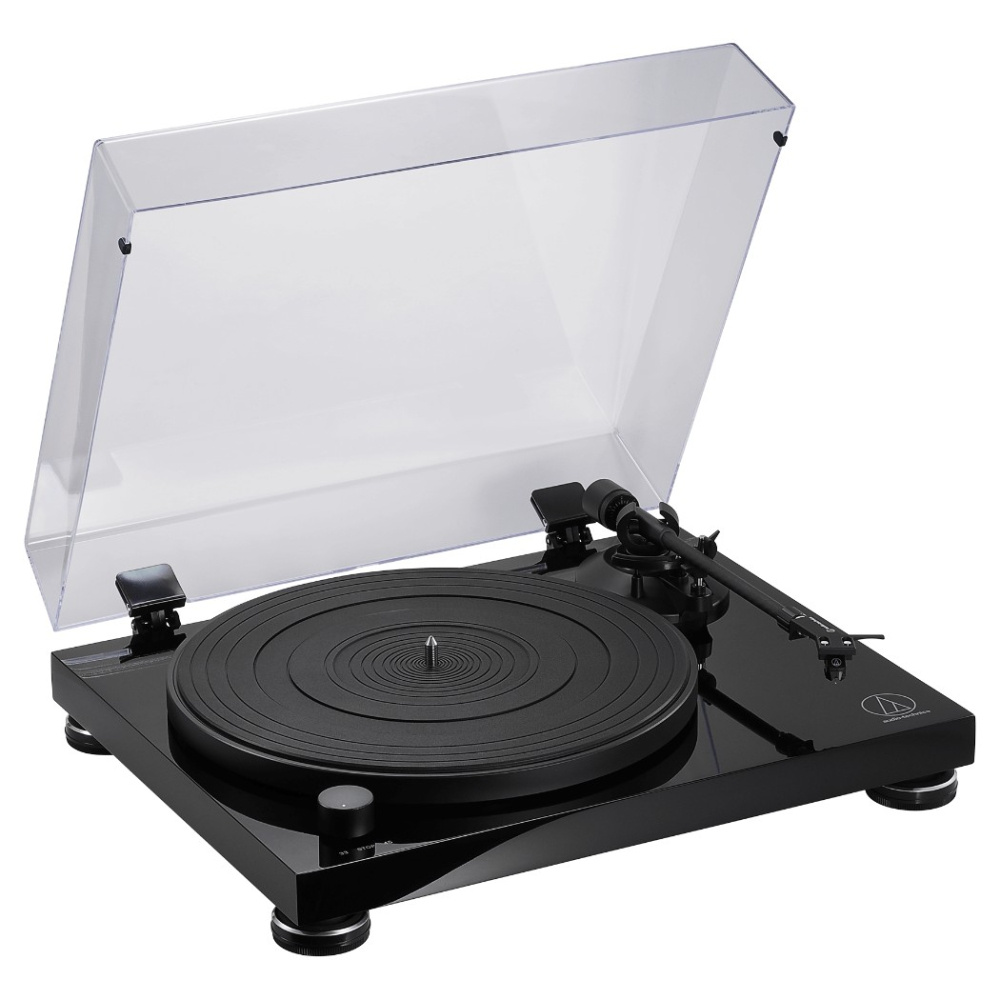 Gramofon Audio-Technica AT-LPW50PB z wkładką AT-VM95E, czarny