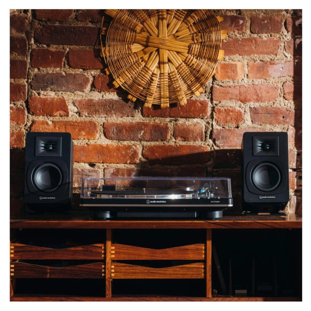 Audio Technica AT-SP3X aktywne głośniki stereo, czarna para