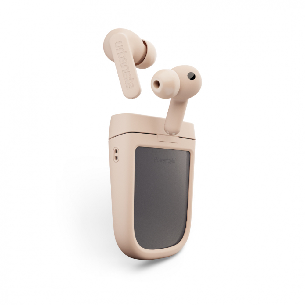 Urbanista Phoenix słuchawki true wireless ładowane energią słoneczną, Desert Rose