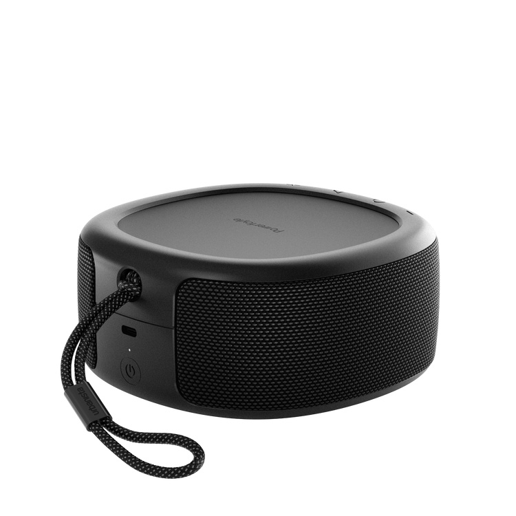 Urbanista Malibu głośnik Bluetooth z ładowaniem solarnym, Midnight Black