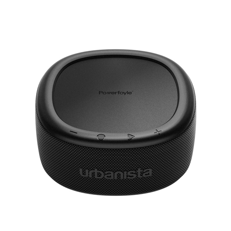 Urbanista Malibu głośnik Bluetooth z ładowaniem solarnym, Midnight Black