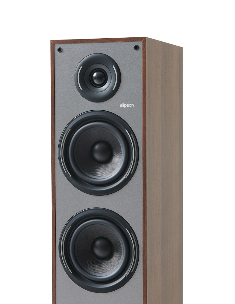Elipson Horus 11F kolumna podłogowa Walnut/Dark Grey, para