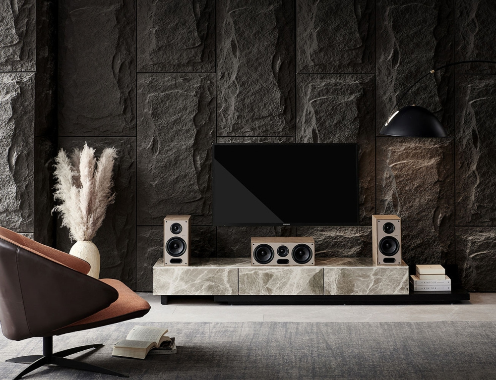 Elipson Horus 6B głośniki podstawkowe Light Wood/Beige, para