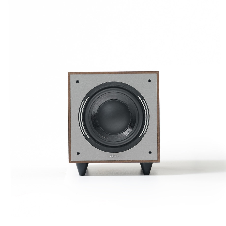 Elipson Horus 8S Walnut/Dark Grey, aktywny subwoofer