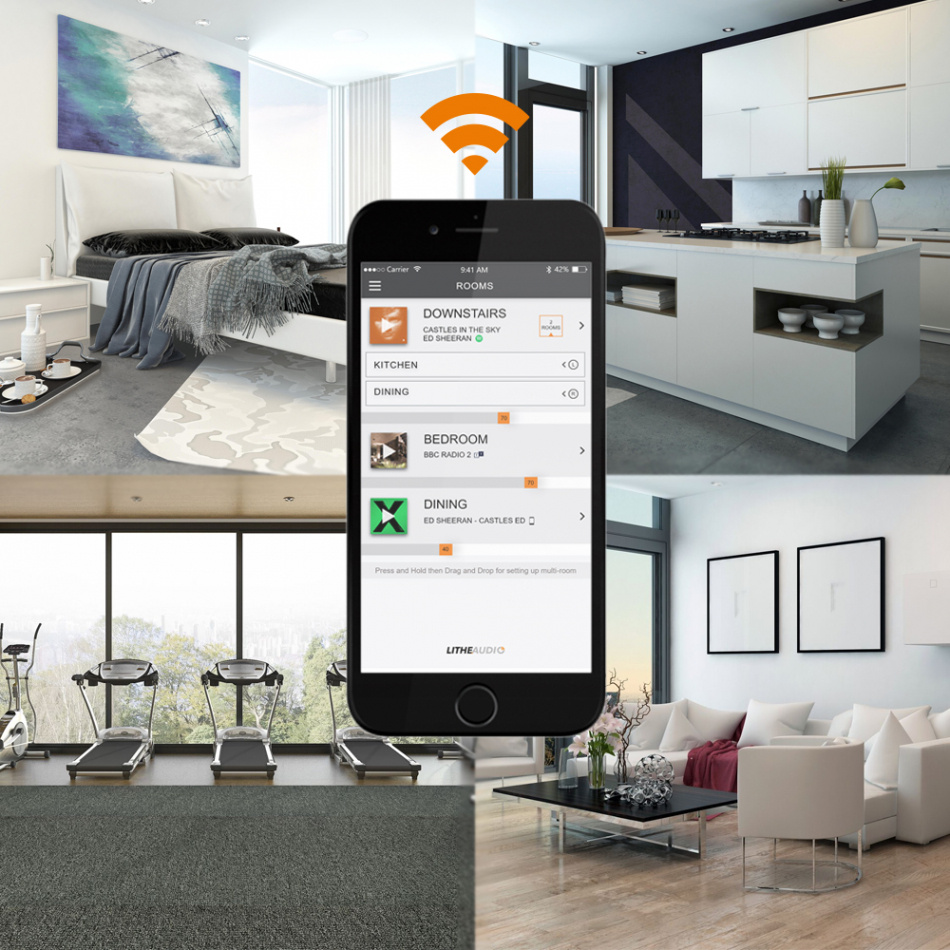Lithe Audio Wifi Multiroom Master IP44 Chromecast & AirPlay 2, sztuka