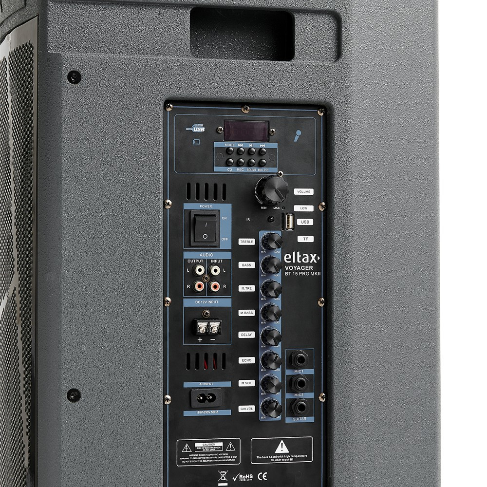 Eltax Voyager BT 15 PRO MKII, ciężki głośnik imprezowy z Bluetooth