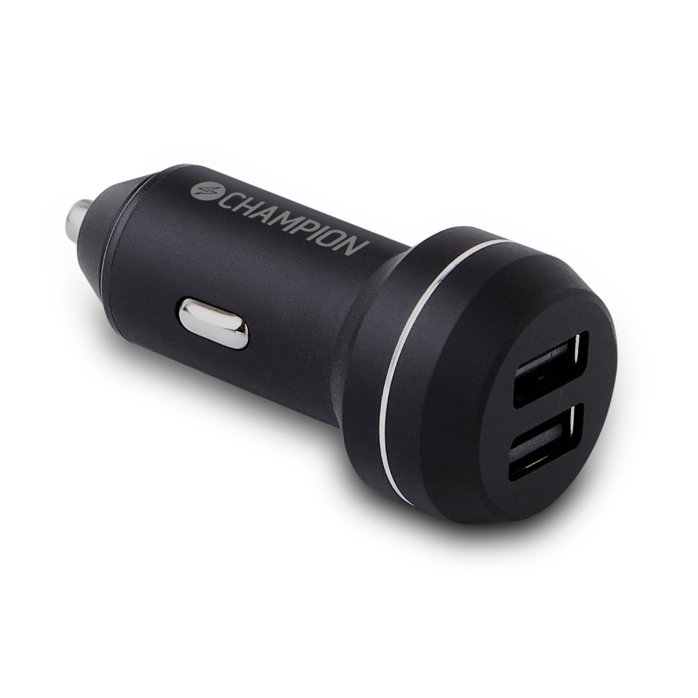 Champion Ładowarka samochodowa USB 2-port, 24W