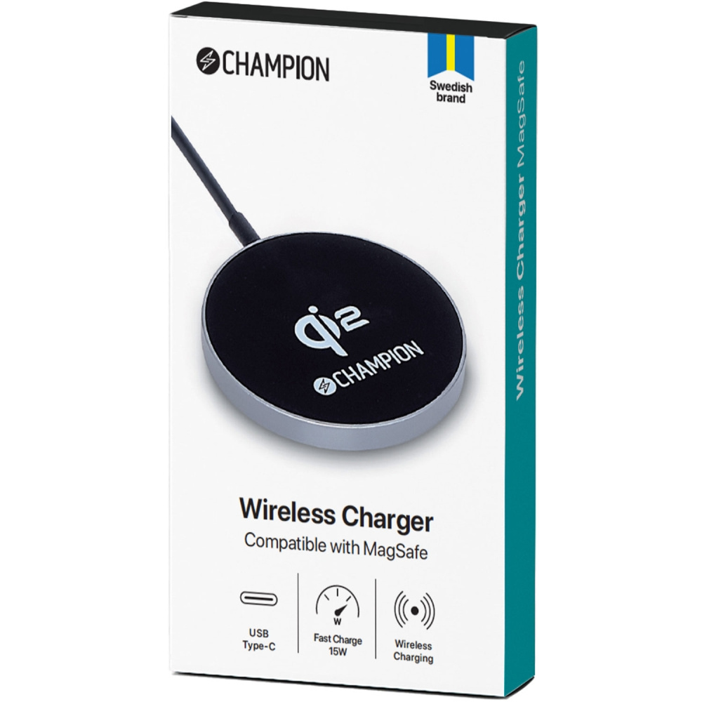 Champion CHQI203, bezprzewodowa ładowarka Qi2 15 W