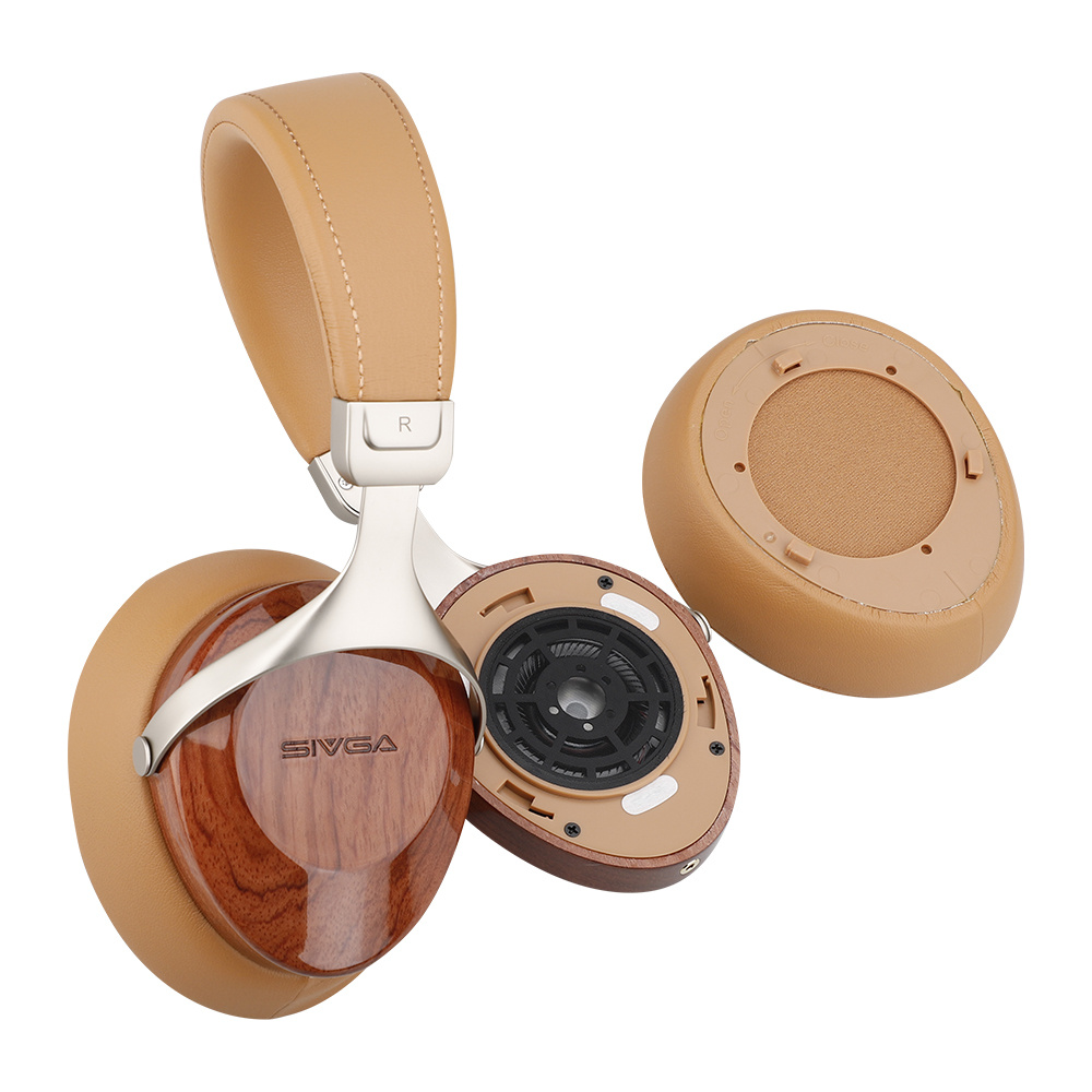 Sivga Robin SV021 zamknięte słuchawki nauszne hi-fi, palisander