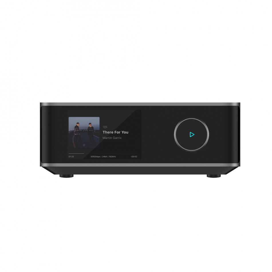 Wiim Amp Ultra wzmacniacz strumieniowy z HDMI ARC i Chromecast, ciemnoszary